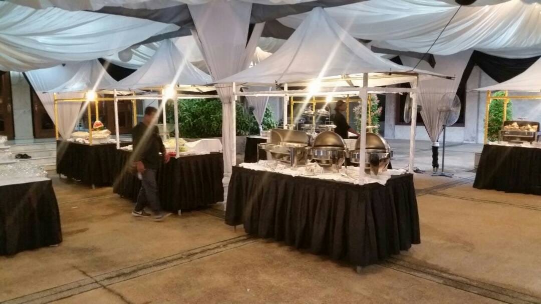 Temporary catering equipment visual