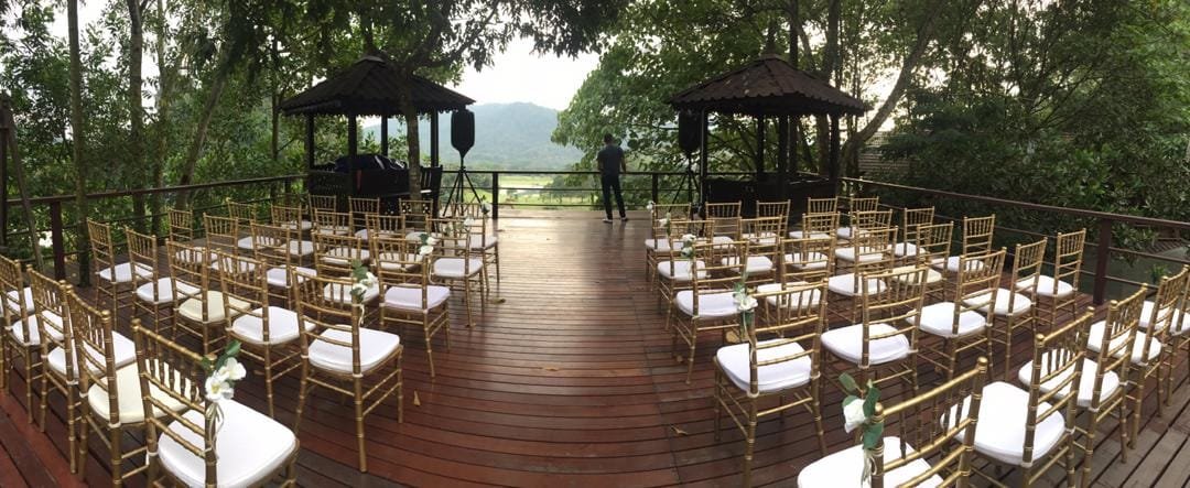 Temporary event furniture visual