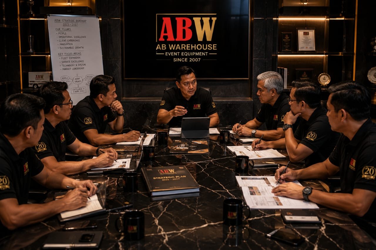AB Warehouse team meeting